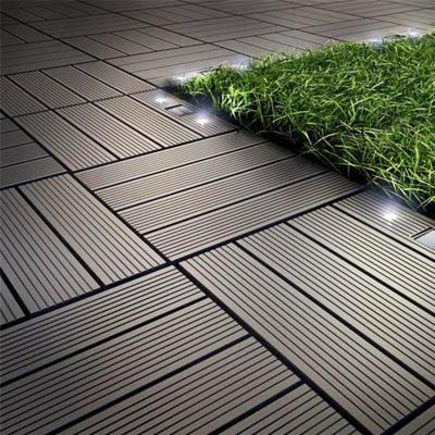 China Waterproof outdoor wpc pool deck tile diy tianze floor tiles designs 300x300 for sale