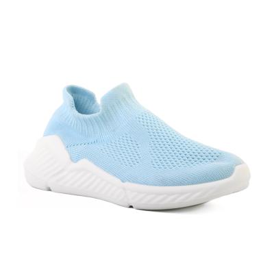 China Brand Round Custom Slip On Stylish Girls Kids Fashion Sneakers Sock Shoes for sale