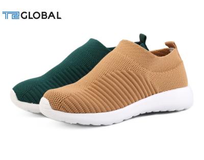 China GT-21542K Breathable New Arrival Fashion Comfortable Children Sports For Boy Kid Shoe Knitting Sneaker for sale