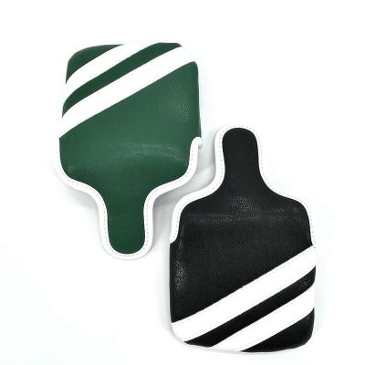 China Golf Putter Cover Square Stripe Design White Putter for sale