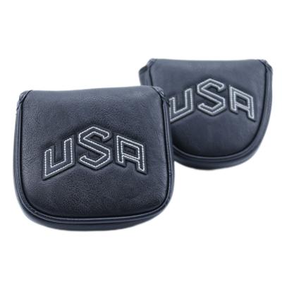 China PU Golf Club Cover Golf Accessories Golf Club Top Cover USA Design for sale