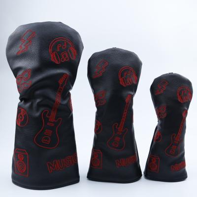 China PU Golf Club Cover Golf Accessories Golf Club Cover Guitar Design for sale