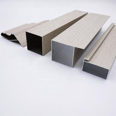 China Industry aluminum profile for kitchen door with different wood grain surface for Iraq market for sale