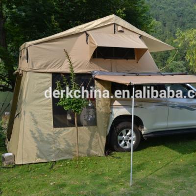 China Extended type suv top tent with car side awningn beach shade tent for sale