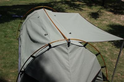 China Safety OzEagle Double Loot Canvas Fishing 4x4 Camping Dome Tent 210X150cm for sale