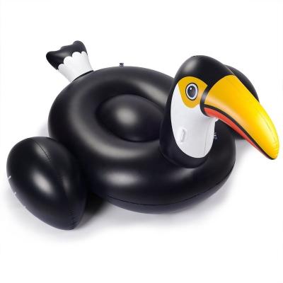 China Water Entertainment PVC Inflatable Cartoon Customization Bird Rider Inflatable Float Toys Large Pool Float Inflatable Water Game for sale