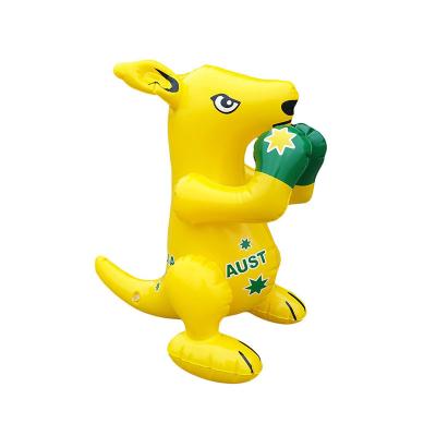 China Toy Custom Factory Decoration Birthday inflatable animal toys party big inflatable kangaroo boxing kangaroo for sale