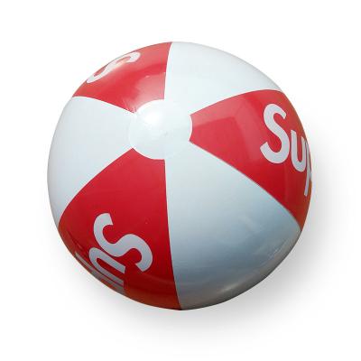 China Toy Summer Water Fun Custom Inflatable PVC Inflatable Beach Ball With Logo Printing For Advertising for sale