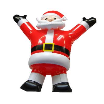 China Outdoor Factory Custom Inflatable Christmas Santa Claus Model Decorations for sale