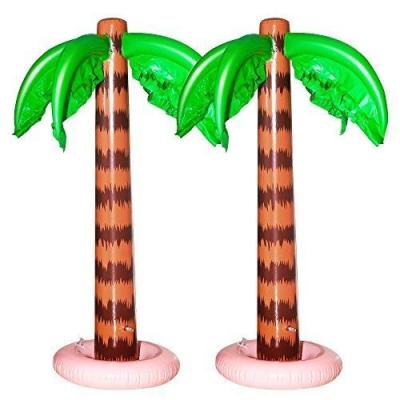 China Eco-Friendly Inflatable Palm Trees Jumbo Coconut Trees Beach Backdrop Favor For Hawaiian Luau Party Decoration Accessory for sale