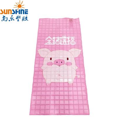 China Hot Selling Custom Logo Printed Sleeping PVC Hot And Cold Water Mattress Baby&adult Inflatable Water Mattress Foldable for sale