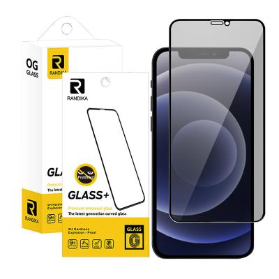 China Mobile Phone 2.5d 9h Half Tempered Glass Screen Screen Glass, Suitable For Mini 0.33mm Samsung Max iPhone 12 12 Mobile Phone Tempered Glass for sale