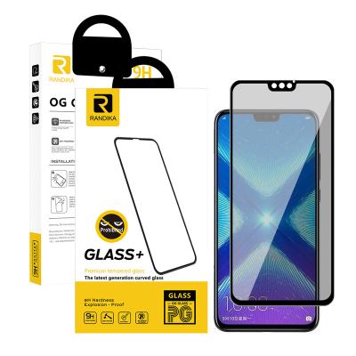 China 1 Pack Anti-Spy Anti-Peep Anti-Fingerprint For Honor 8X 9X lite HUAWEI Y9 2019 Enjoy 9 Plus 2.5d Screen Protector for sale