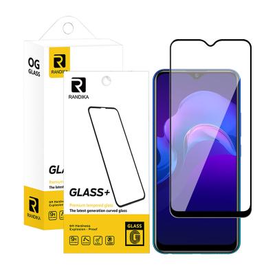 China Anti-fingerprint high 2.5D transparent 9H for vivo y11 y12 y15 y17 screen high quality tempered glass for sale