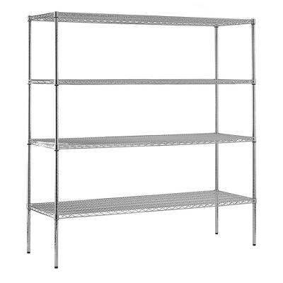 China Hot Selling Modular Shelving And Storage Metal Shelving Modular Wire Grid Wire Cubes for sale