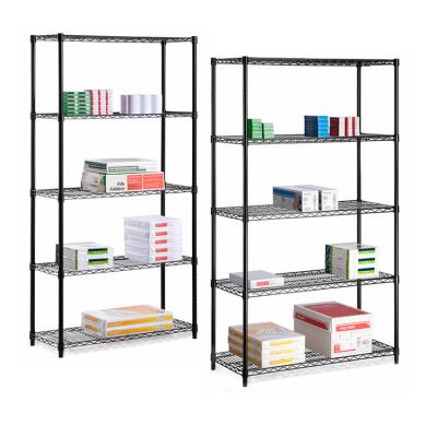 China Factory Price Sustainable Steel Unit Chrome Grid Shelving Shelving for sale