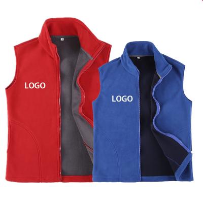 China Waterproof Streetwear Customized Mens Outdoor Sleeveless High Quality Winter Fleece Vest Custom Made for sale