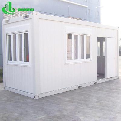 China 20 Ft Modern Prefab Sandwich Panel Container House For Construction for sale