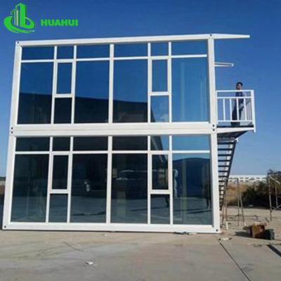 China Modern Easy Installation Prefab / Modular / Container House With Sandwich Panel Cladding for sale