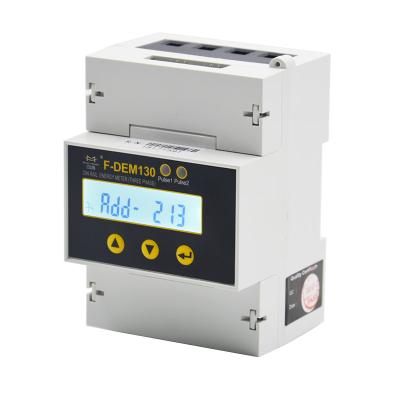 China F-DEM130 Modbus Three Phase Multifunction Data Item Energy Meter F-DEM130 for sale