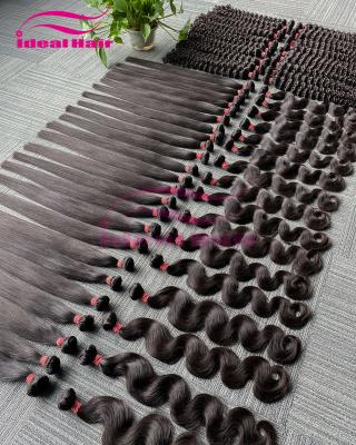 China Ideal Wholesale Grade 11 Silky Straight Virgin Raw Unprocessed Human Hair Vietnam/Filipino/South American/Spanish Hair for sale