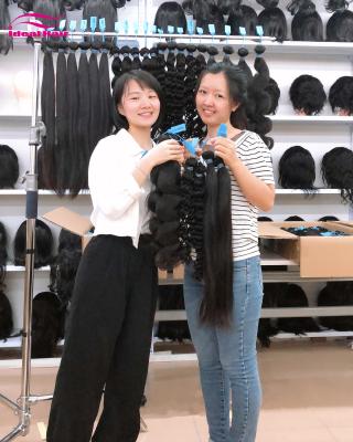 China Ideal Wholesale Body Wave Hand Feeling Soft And Smooth Indu Hair for sale