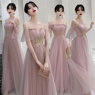 China Simple Anti-Static Beach Tulle Wedding Party Bridesmaid Dresses for sale