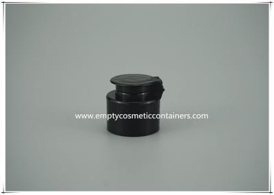 China Black PP Plastic Flip Top Caps Recycling for Cosmetic Bottles for sale