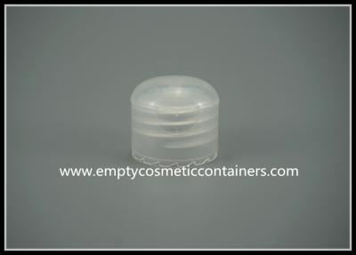 China Plastic Transparent Flip Top Caps For Bottles Cosmetics Packaging for sale