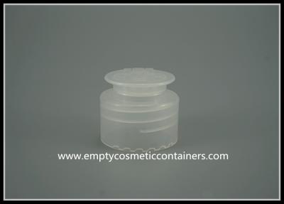 China PP Transparent Flip Top Caps / Flip Top Lids for Plastic Bottles for sale