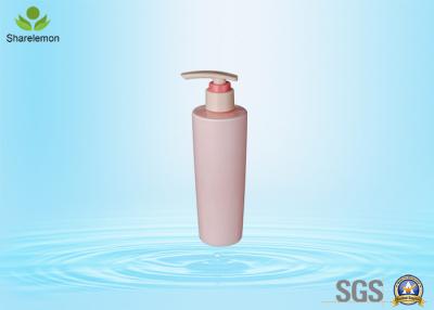 China Pink 220ML Plastic Body Wash Pump Bottles For Cosmetic Packaging , Soap Bottle for sale