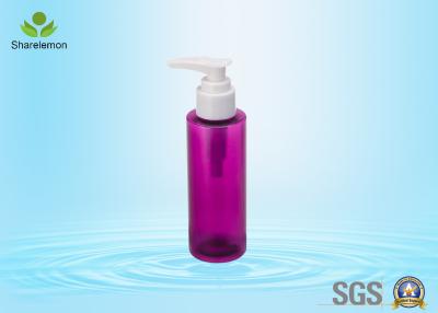 China 120ml Purple Plastic Pump Bottles / Plastic Bottles with Lotion Pump  Recyclable Te koop