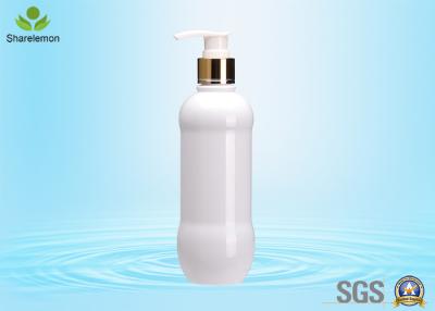 China Customized 300ml White Shampoo Pump Bottle , Plastic Pump Spray Bottle for sale