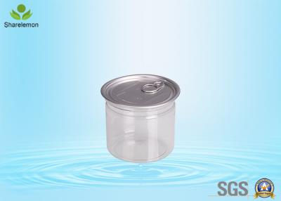 China 370ml New Round Transparent Plastic Bottles for Food Packaging for sale