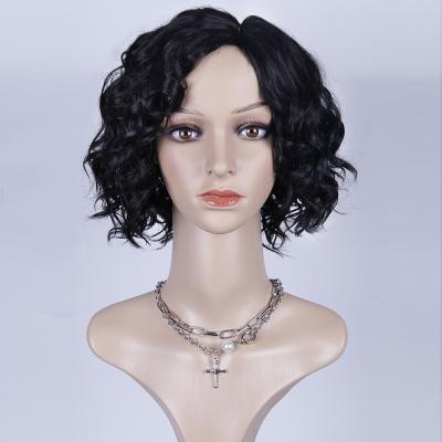 China Cheap Silky Straight Wave Black Ladies Short Pixie Cut Wig Natural Black Pixie Wig For Black Women With Short Front No Glue Short Hair Wig for sale