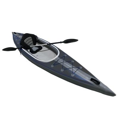 China PVC Tarpaulin Dropstitch Inflatable Kayak Manufactures Custom Canoe Kayak Wholesale for sale