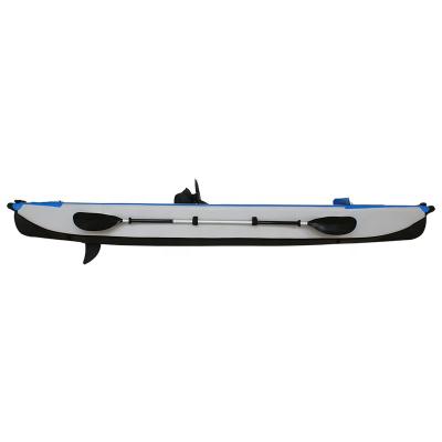 China Tandem Drop Stitch Canoe Kayak Fast Delivery Factory Custom Inflatable Fishing Kayak for sale