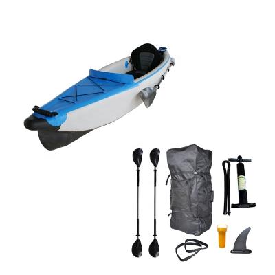 China Fishing GeeTone Canoe Boat 2 Person Inflatable Kayak Double Inflatable Canoe for sale