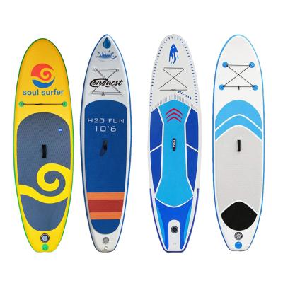 China 2020 GeeTone Inflatable Surfboards Water Sports Unisex Surfing Dropstitch ISUP Paddleboards Double Layer Customized Paddle Standup Boar for sale