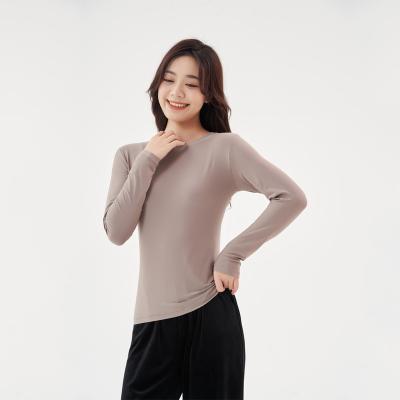 China Keep Warm Special Antibacterial Shred Winter Winter Milk Brown Inner T-Shirt For Girlfriend for sale