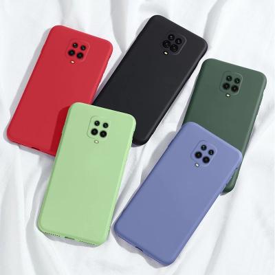 China Shockproof for xiaomi poco m2 pro back cover shockproof cell phone case soft silicone rubber liquid case for sale