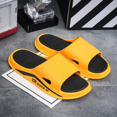 China Thick Bottom Non-slip Indoor Flat Slippers Outdoor Men Summer Family Beach Breathable Indoor Slippers Shoe for sale