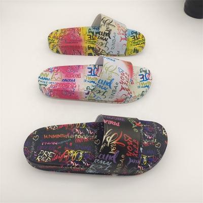 China 2022 Wholesale Authentic Cartoon Home Slipper Anti-odor Shoe High Quality PVC Slippers For Men for sale