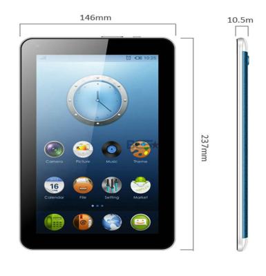 China Bluetooth 9 inch mtk6572 Google Play Store Free Download Tablet PC for sale