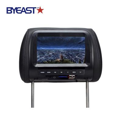 China Factory Price Wireless Remote Control Multifunction TV Radio Tablet 7 Inch Car Headrest Monitor for sale