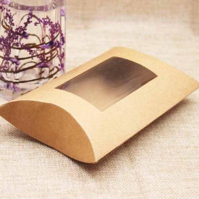 China Recyclable Custom Printing Pillow Shape Gift Wrapping Paper Packaging Boxes Disposable Fried Chicken Chip Box for sale