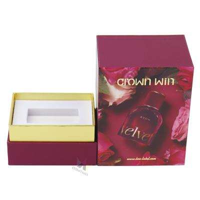 China Recyclable Custom Printed Candle Gift Box Luxury Packaging Candle Jar With Lid And Gift Box for sale