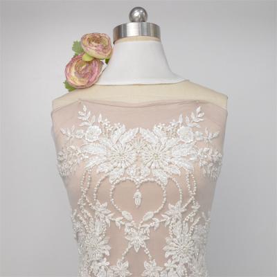 China 2021 Wholesale Hot Sale Manufacturer Soft Border Ribbon Bridal Lace Embroidery for sale