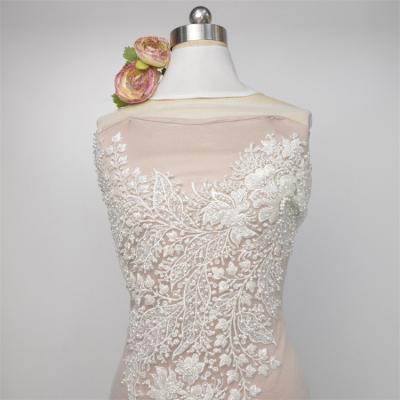 China Soft Lace 2021 China Tulle New Hot Sale Unique Design Floral Embroidery Wedding for sale