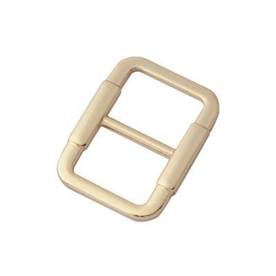 China Wholesale High Quality Nickel Free Factory Bag Accessories 26mm Square Metal Alloy Tri-Slip Adjust Slider Buckle To Bags for sale